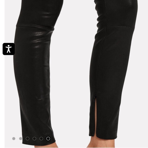 Intermix Melanie Leather Leggings - Picture 8 of 11